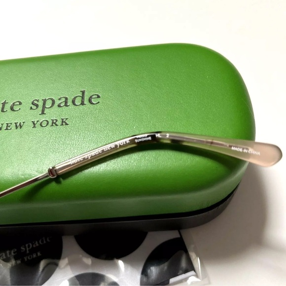New in Case Original KATE SPADE Sunglasses Katalina Aviator YB7/HA Brown Silver main image 8